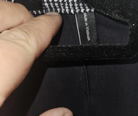 Theory Houndstooth Ponte Casual Blazer, Size 12, Black/White, EUC - Picture 11 of 16